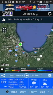 WGN Weather android App screenshot 4